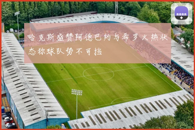 哈克斯盛赞阿德巴约与希罗火热状态称球队势不可挡